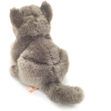 Teddy-Hermann - Kartäuser Katze liegend 20 cm