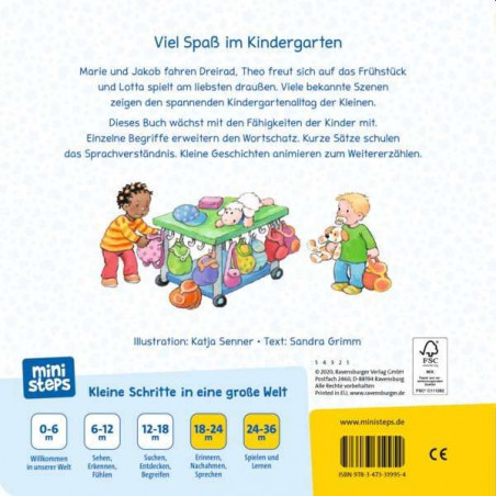 Ravensburger - ministeps - Wörter lernen, Geschichten erzählen: Im Kindergarten