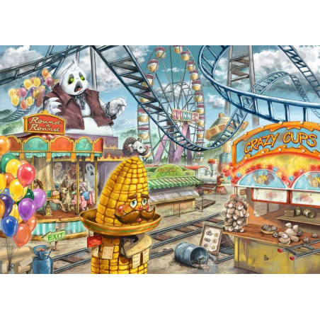 Ravensburger - EXIT Puzzle Kids Im Freizeitpark, 368 Teile