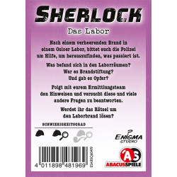 ABACUSSPIELE - Sherlock - Das Labor