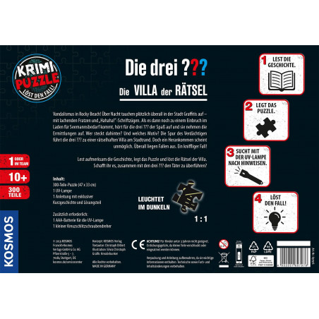 KOSMOS - Die Drei ???: Die Villa der Rätsel