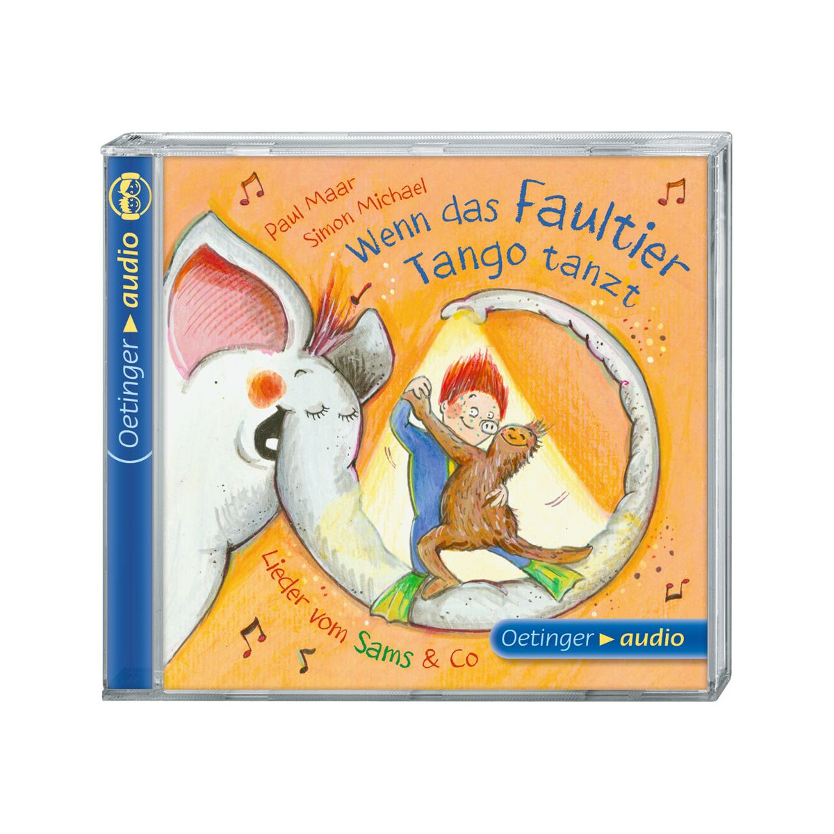 Oetinger - Wenn das Faultier Tango tanzt. Lieder vom Sams & Co. CD Lieder, ca. 44 min.