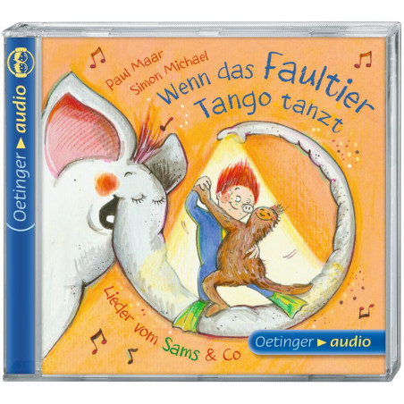 Oetinger - Wenn das Faultier Tango tanzt. Lieder vom Sams & Co. CD Lieder, ca. 44 min.