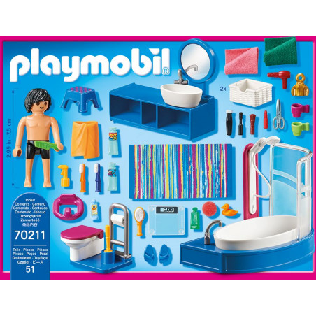 PLAYMOBIL 70211 - Dollhouse - Badezimmer PLAYMOBIL 70211 - Dollhouse - Badezimmer
