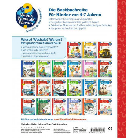 Ravensburger - Wieso? Weshalb? Warum? Was passiert im Krankenhaus?, Band 53