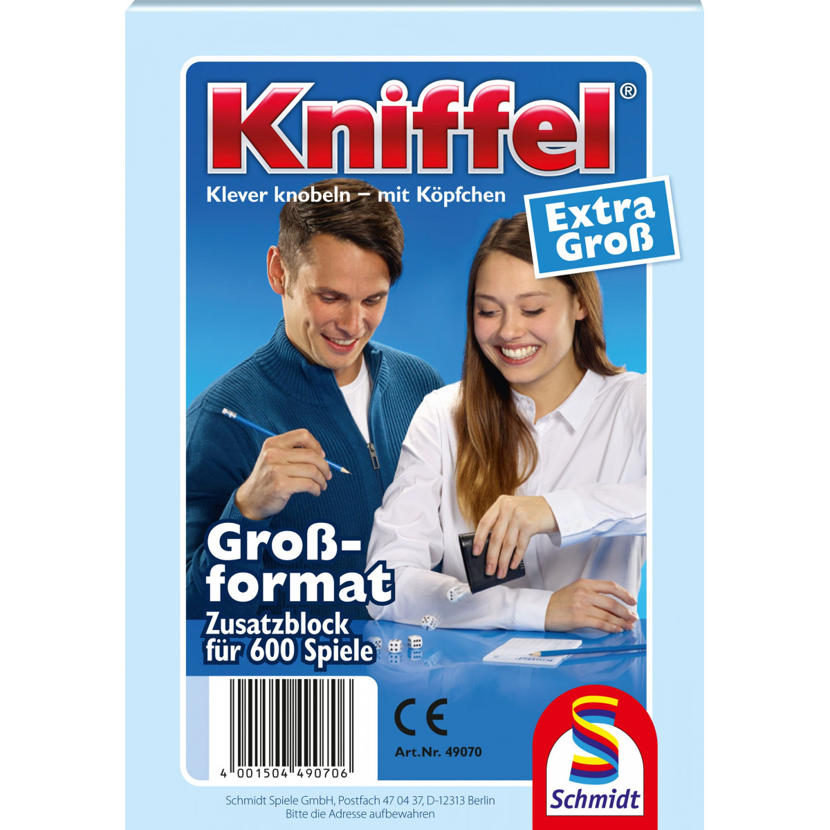 Schmidt Spiele - Kniffel - Großer Kniffelblock