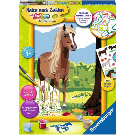 Ravensburger - Malen nach Zahlen - Pferdeglück Ravensburger - Malen nach Zahlen - Pferdeglück