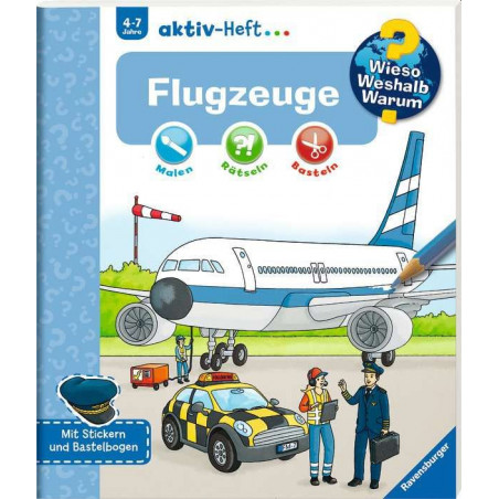 Ravensburger - Wieso? Weshalb? Warum? aktiv-Heft: Flugzeuge
