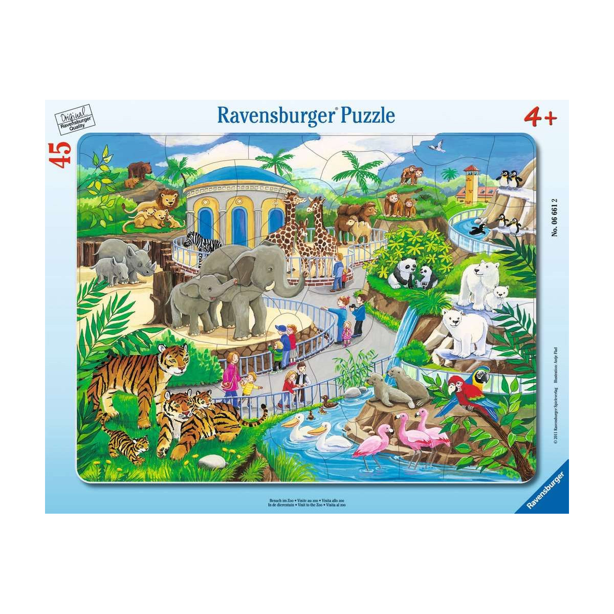 Ravensburger - Besuch im Zoo, 45 Teile