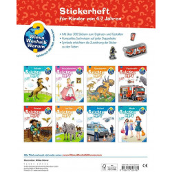 Ravensburger - Wieso? Weshalb? Warum? Stickerheft: Feuerwehr