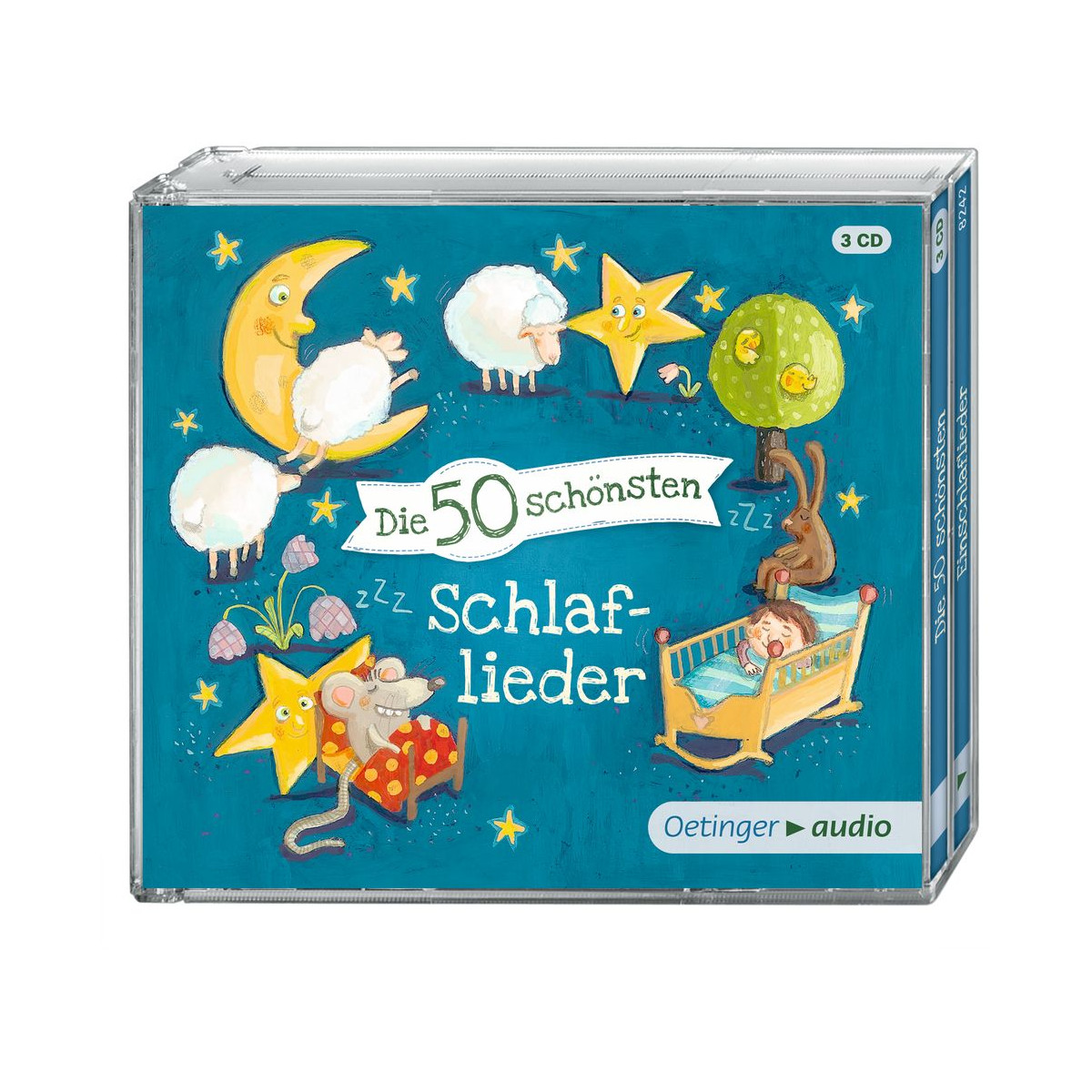 Oetinger - Die 50 schönsten Schlaflieder 3 CD Lieder, 135 Min.