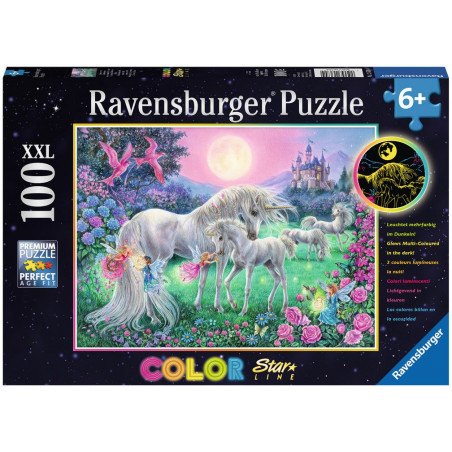 Ravensburger - Einhörner im Mondschein, 100 Teile