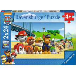 Ravensburger - Heldenhafte Hunde, 2 x 24 Teile