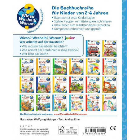 Ravensburger - Wieso? Weshalb? Warum? junior: Wer arbeitet auf der Baustelle?, Band 55