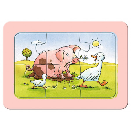 Ravensburger - Gute Tierfreunde, 3 x 6 Teile