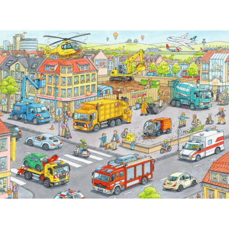 Ravensburger - Fahrzeuge in der Stadt, 100 Teile