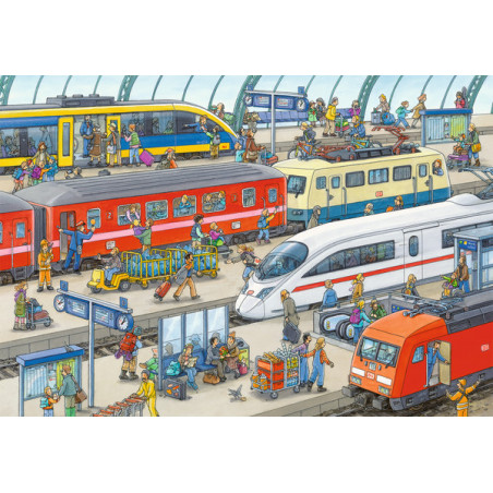 Ravensburger - Trubel am Bahnhof, 2 x 24 Teile