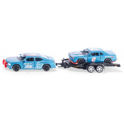 SIKU - Dodge Charger mit Dodge Challenger SRT Racing