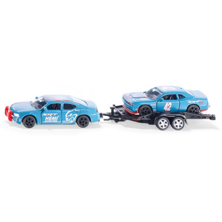 SIKU - Dodge Charger mit Dodge Challenger SRT Racing