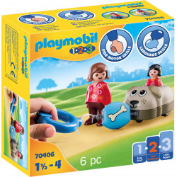 PLAYMOBIL 1.2.3. - 70406 Mein Schiebehund