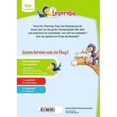 Ravensburger - Leserabe - Vor-Lesestufe: Die Tierolympiade