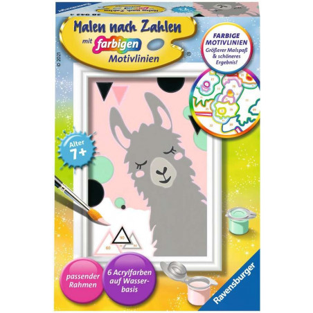 Ravensburger - Malen nach Zahlen - Glückliches Lama