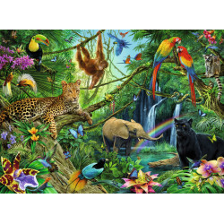 Ravensburger - Tiere im Dschungel, 200 Teile