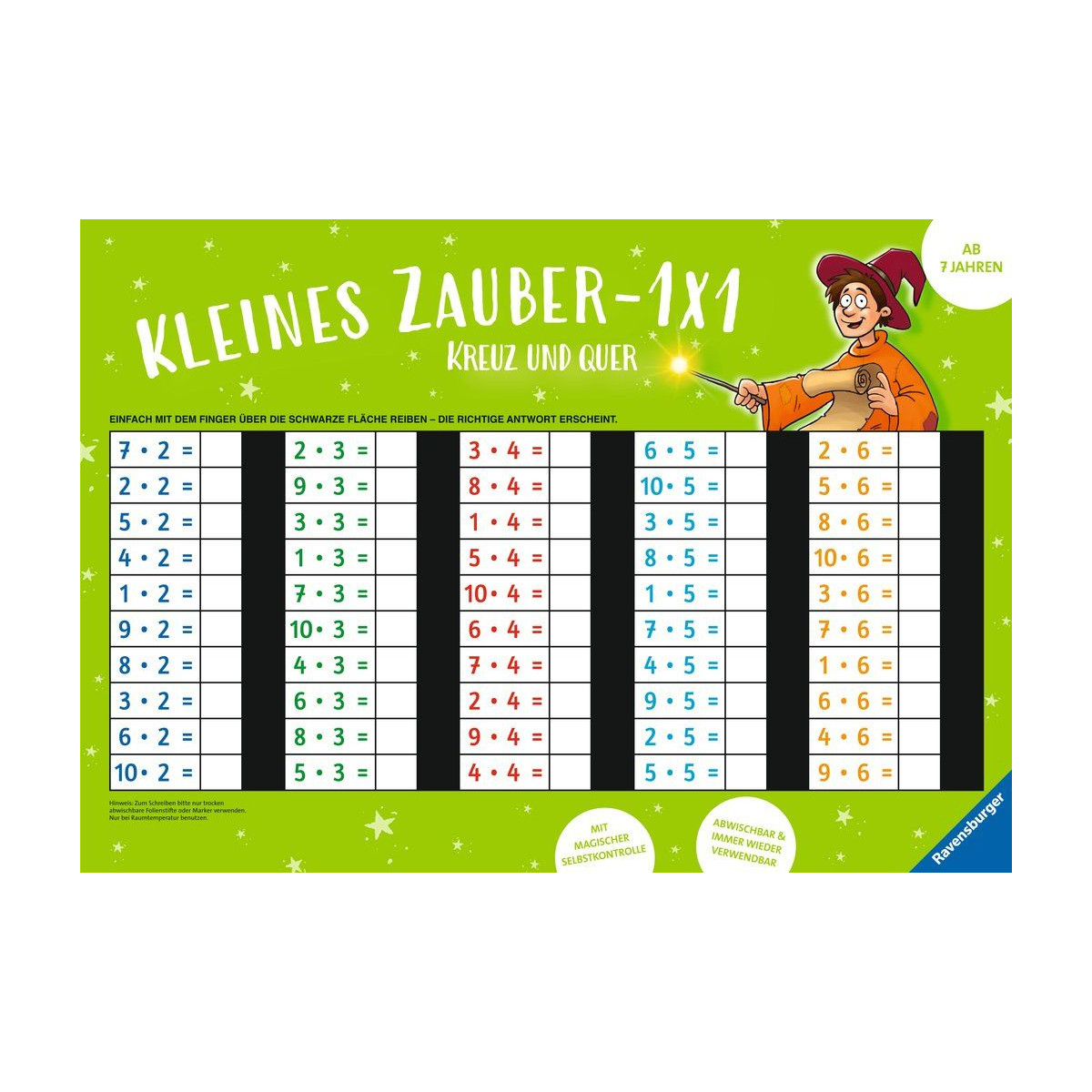 Ravensburger - Zaubertafel: Kleines Zauber-1x1: Kreuz und quer