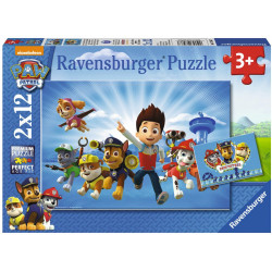 Ravensburger - Ryder und die Paw Patrol, 2 x 12 Teile