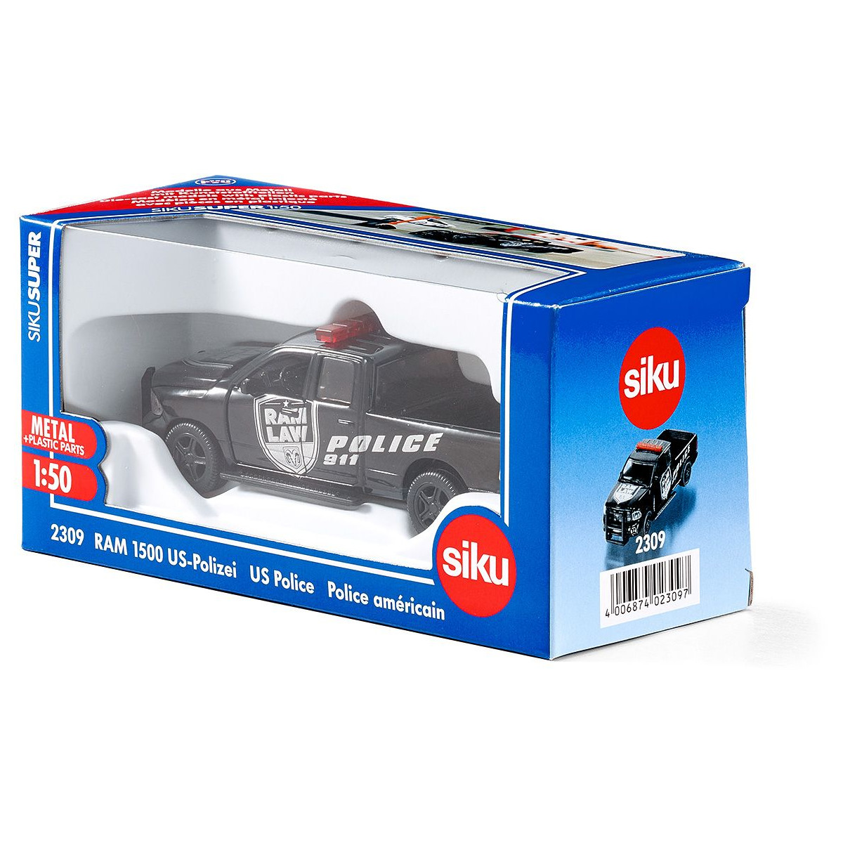 SIKU - RAM 1500 US-Polizei