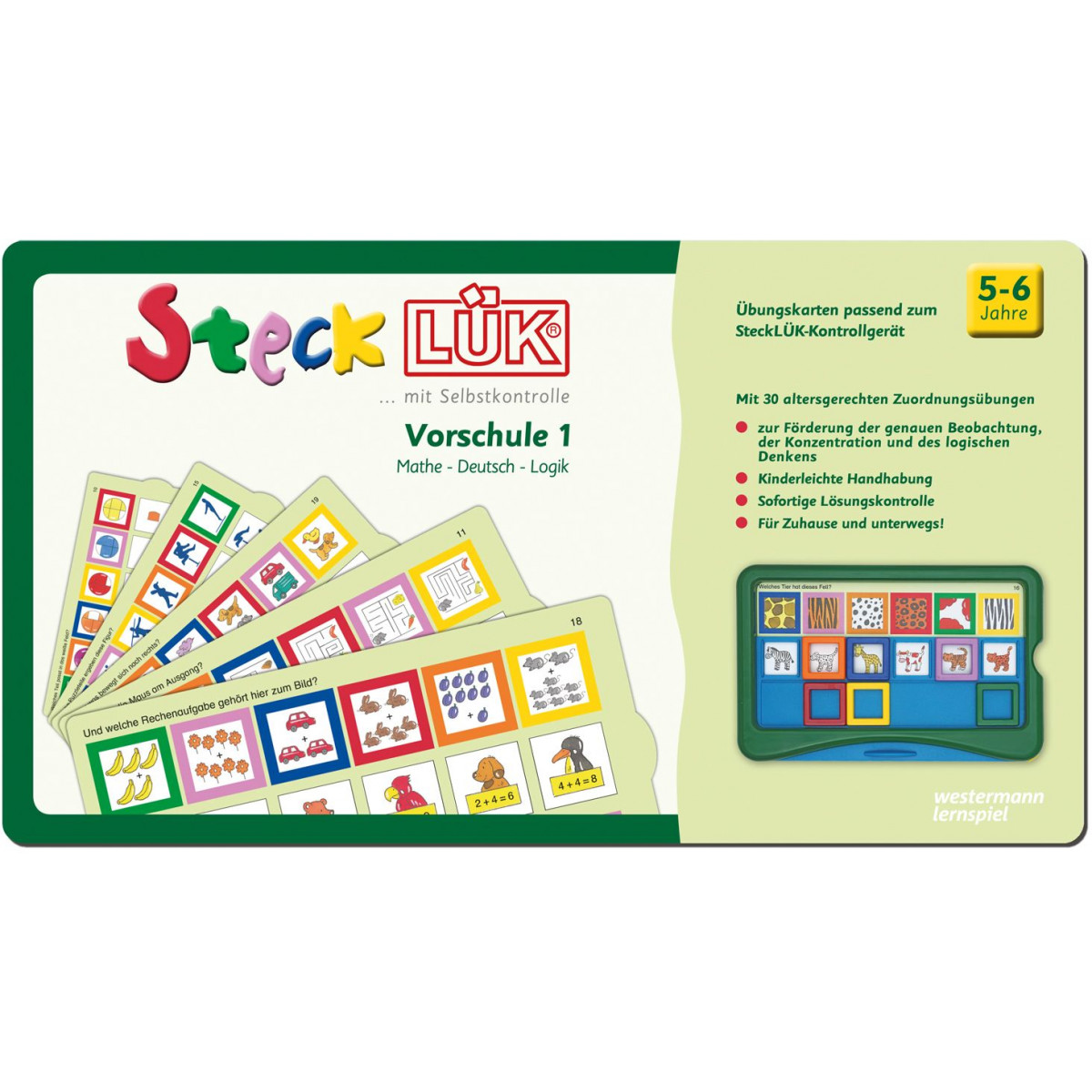 SteckLÜK - Übungsblock Vorschule 1 Ma-Dt-Logik