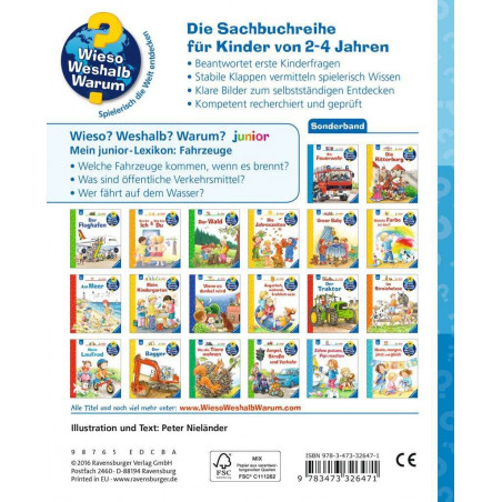 Ravensburger - Wieso? Weshalb? Warum? Mein junior-Lexikon: Fahrzeuge