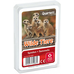 ASS Altenburger Spielkarten - Quartett Wilde Tiere