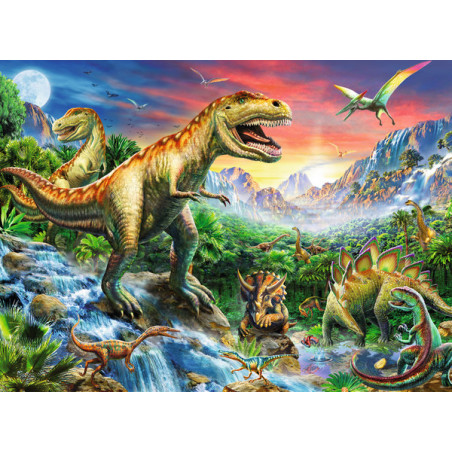 Ravensburger - Bei den Dinosauriern, 100 Teile