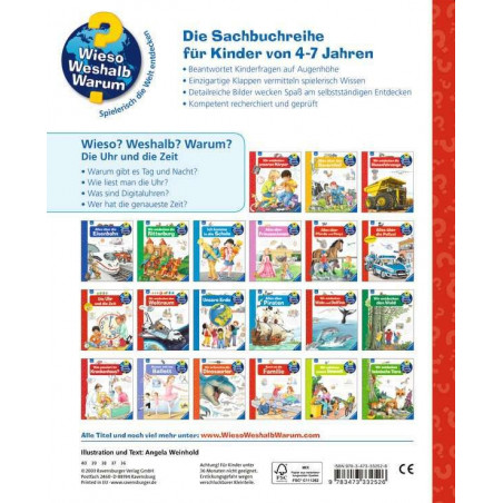 Ravensburger - Wieso? Weshalb? Warum? Die Uhr und die Zeit, Band 25