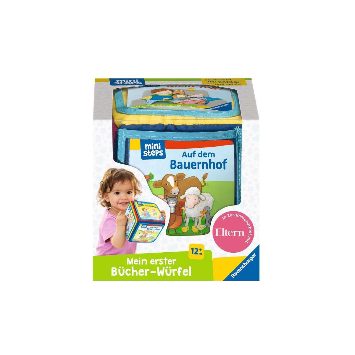 Ravensburger - ministeps - Mein erster Bücher-Würfel, Starter-Set