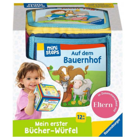 Ravensburger - ministeps - Mein erster Bücher-Würfel, Starter-Set