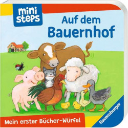 Ravensburger - ministeps - Mein erster Bücher-Würfel, Starter-Set