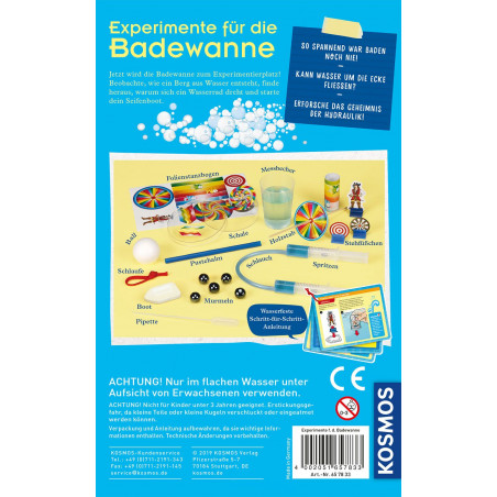 KOSMOS - Experimente für die Badewanne