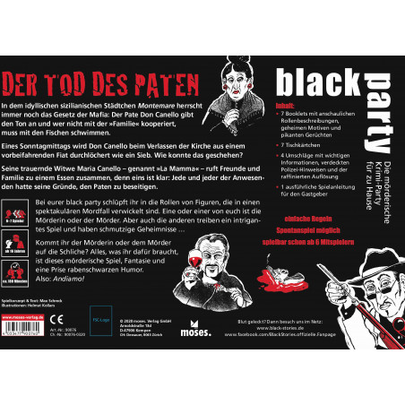 moses. - black stories - black party - Der Tod des Paten