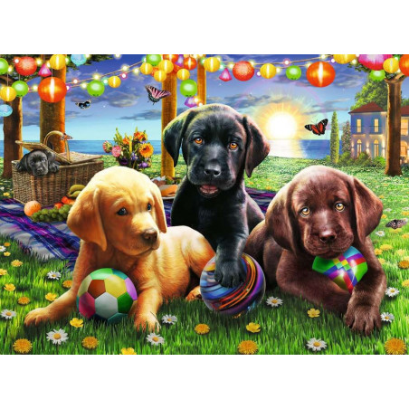 Ravensburger - Hunde Picknick, 100 Teile