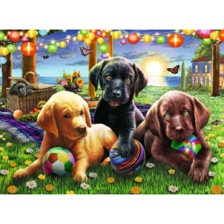 Ravensburger - Hunde Picknick, 100 Teile