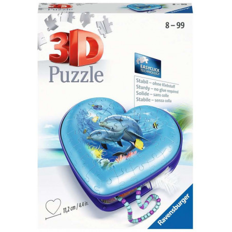 Ravensburger - Herzschatulle - Unterwasserwelt, 54 Teile