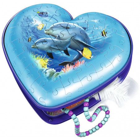 Ravensburger - Herzschatulle - Unterwasserwelt, 54 Teile