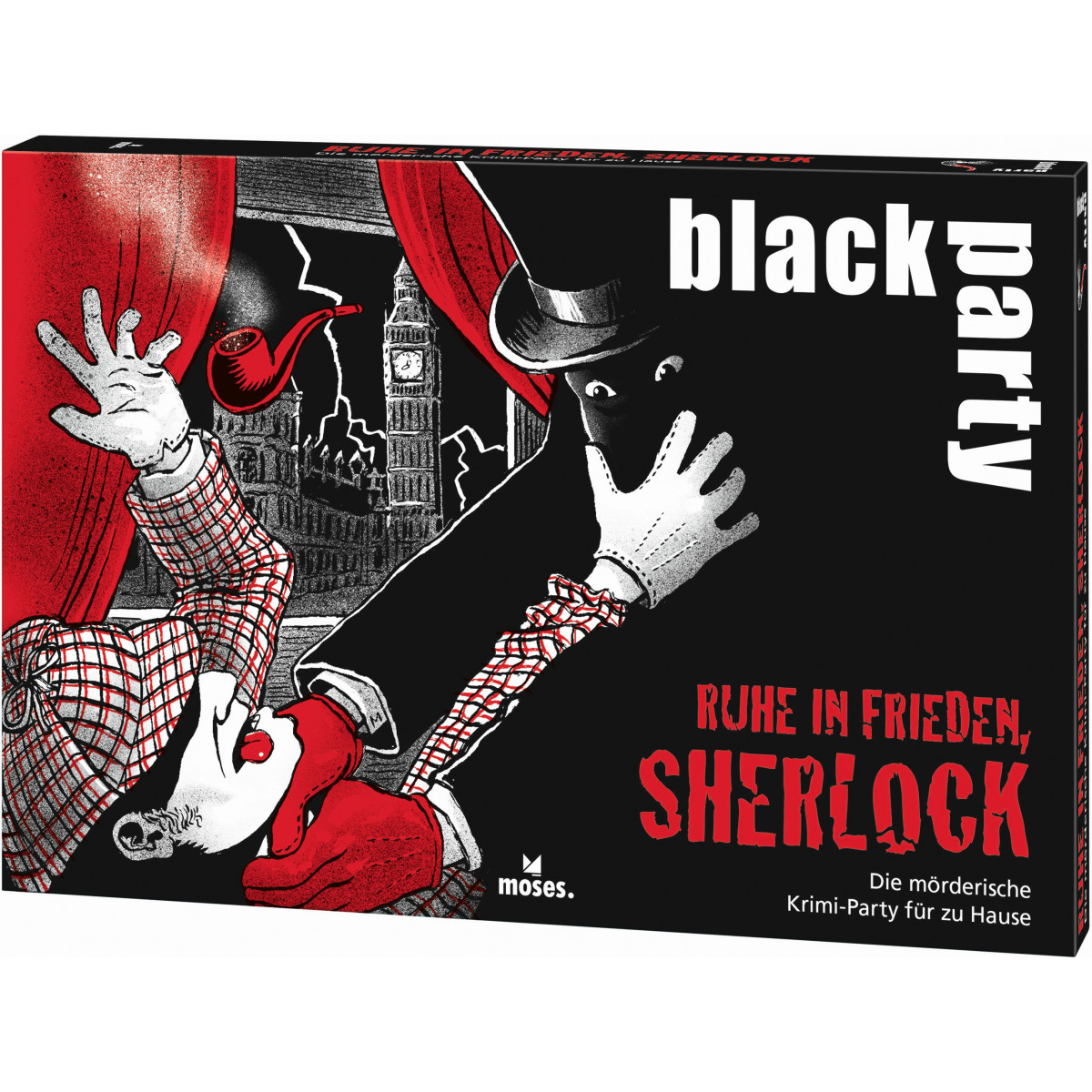 moses. - black stories - black party - Ruhe in Frieden, Sherlock