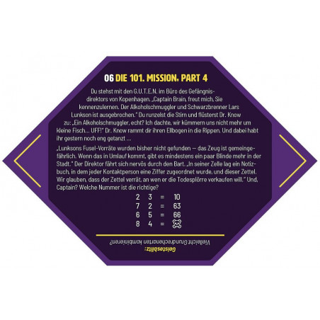 moses. - Gefährliche Rätsel, Captain Brain rettet die Welt