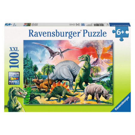 Ravensburger - Unter Dinosauriern, 100 Teile