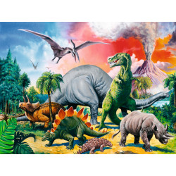 Ravensburger - Unter Dinosauriern, 100 Teile