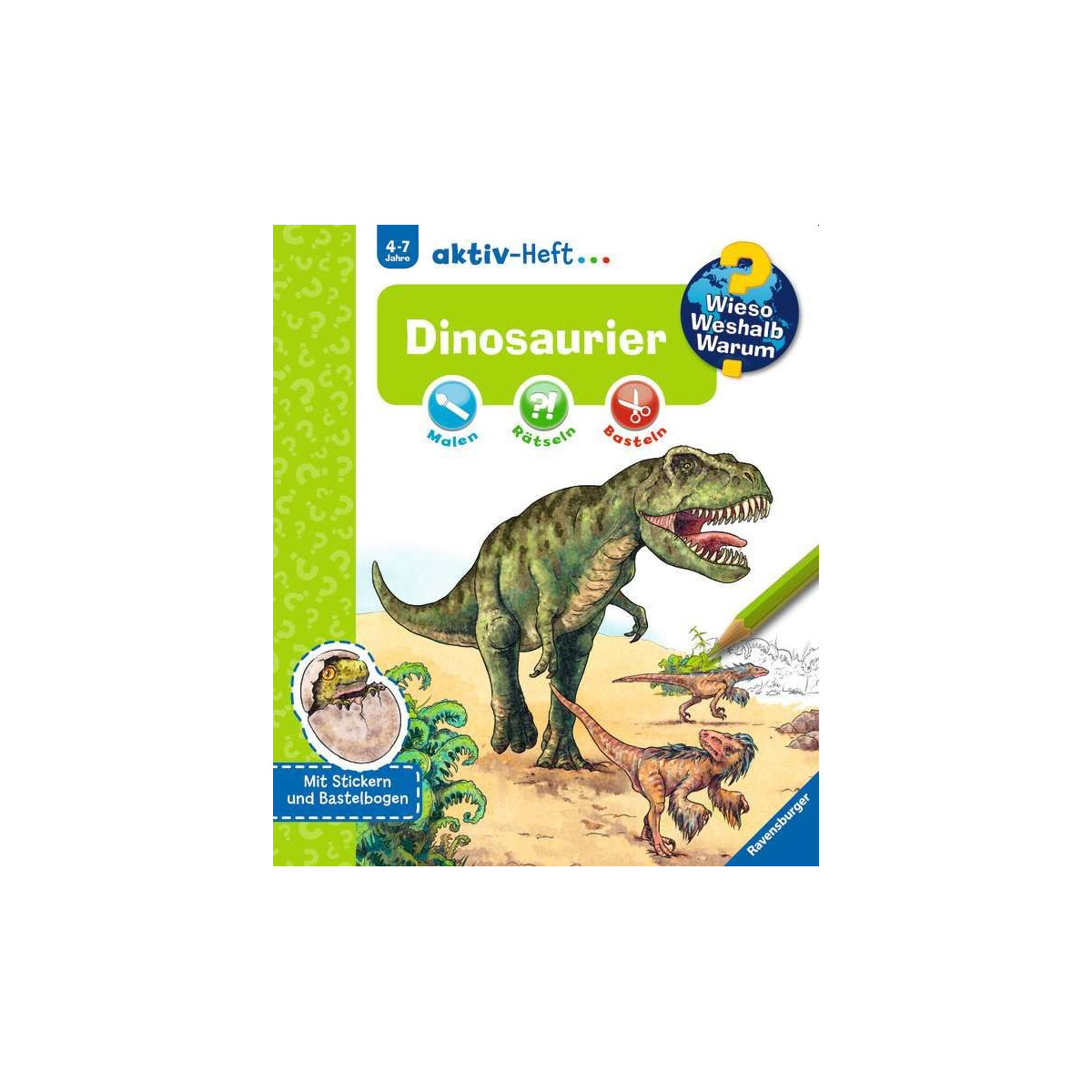 Ravensburger - Wieso? Weshalb? Warum? aktiv-Heft: Dinosaurier