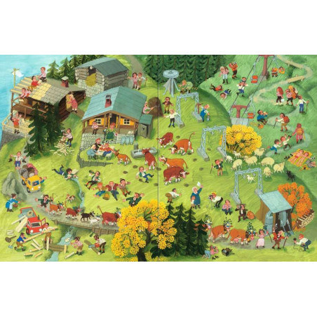 Ravensburger - Mein Wimmelbuch: Hier in den Bergen